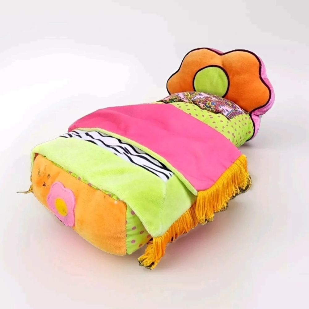 Groovy Girls Retired Doll Colorful Y2K Bed with Blanket Accessory - Collectible